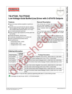 74LVT240MTC datasheet  